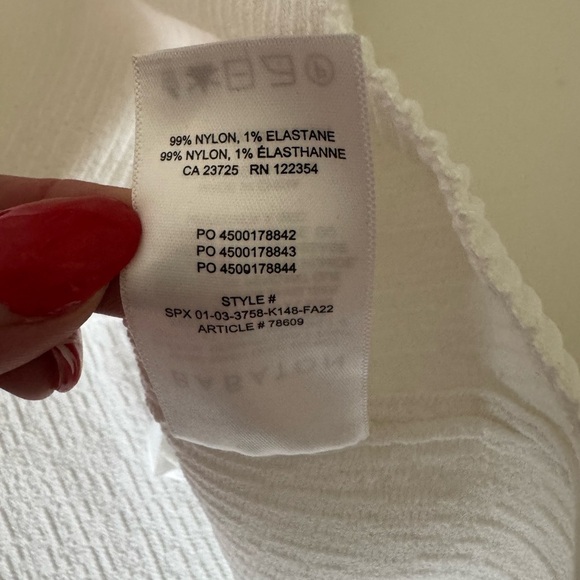 Aritzia Babaton Sculpt Knit Sweetheart Neck Long Sleeve 2XL - Picture 6 of 11